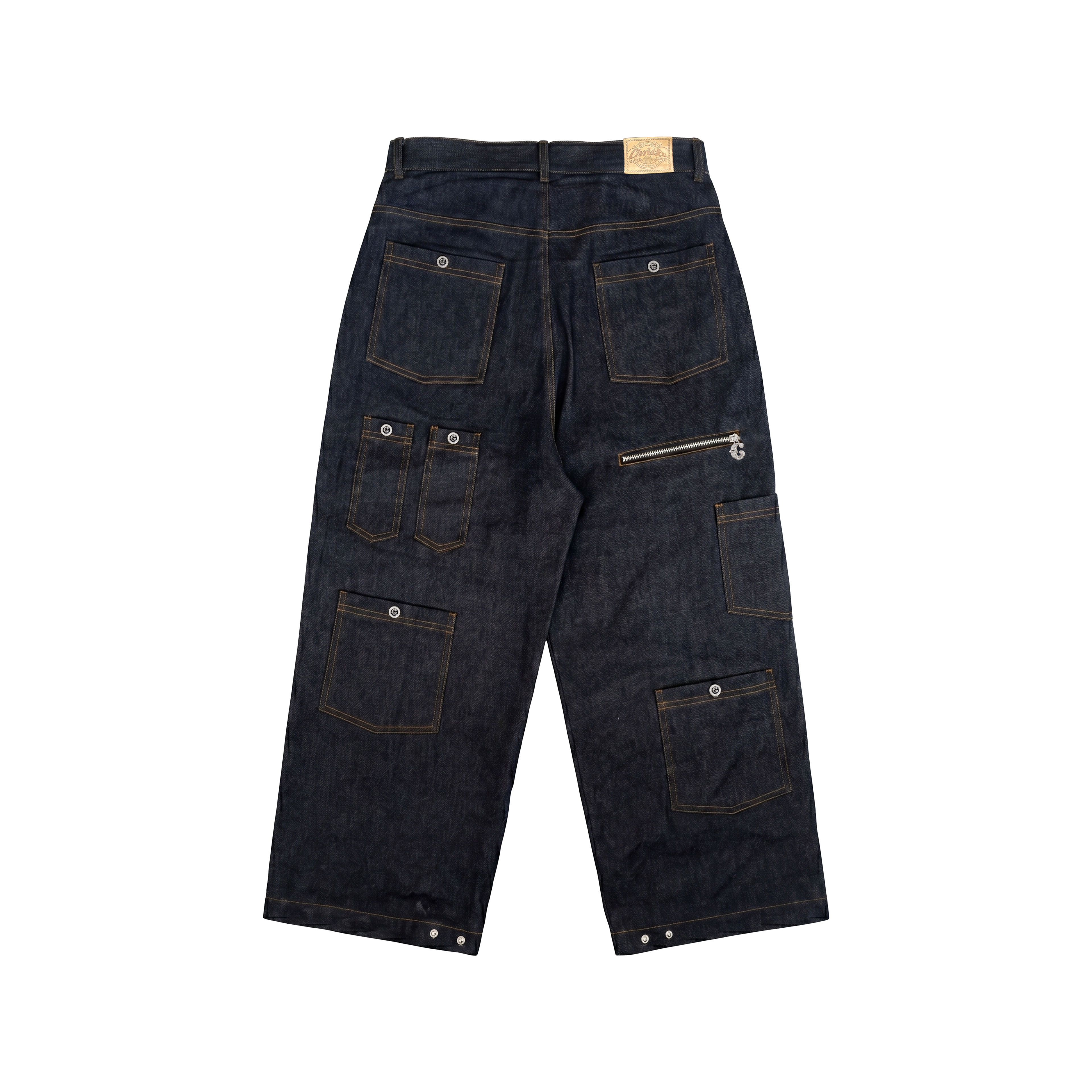 CHRISLV DENIM BAG PANTS