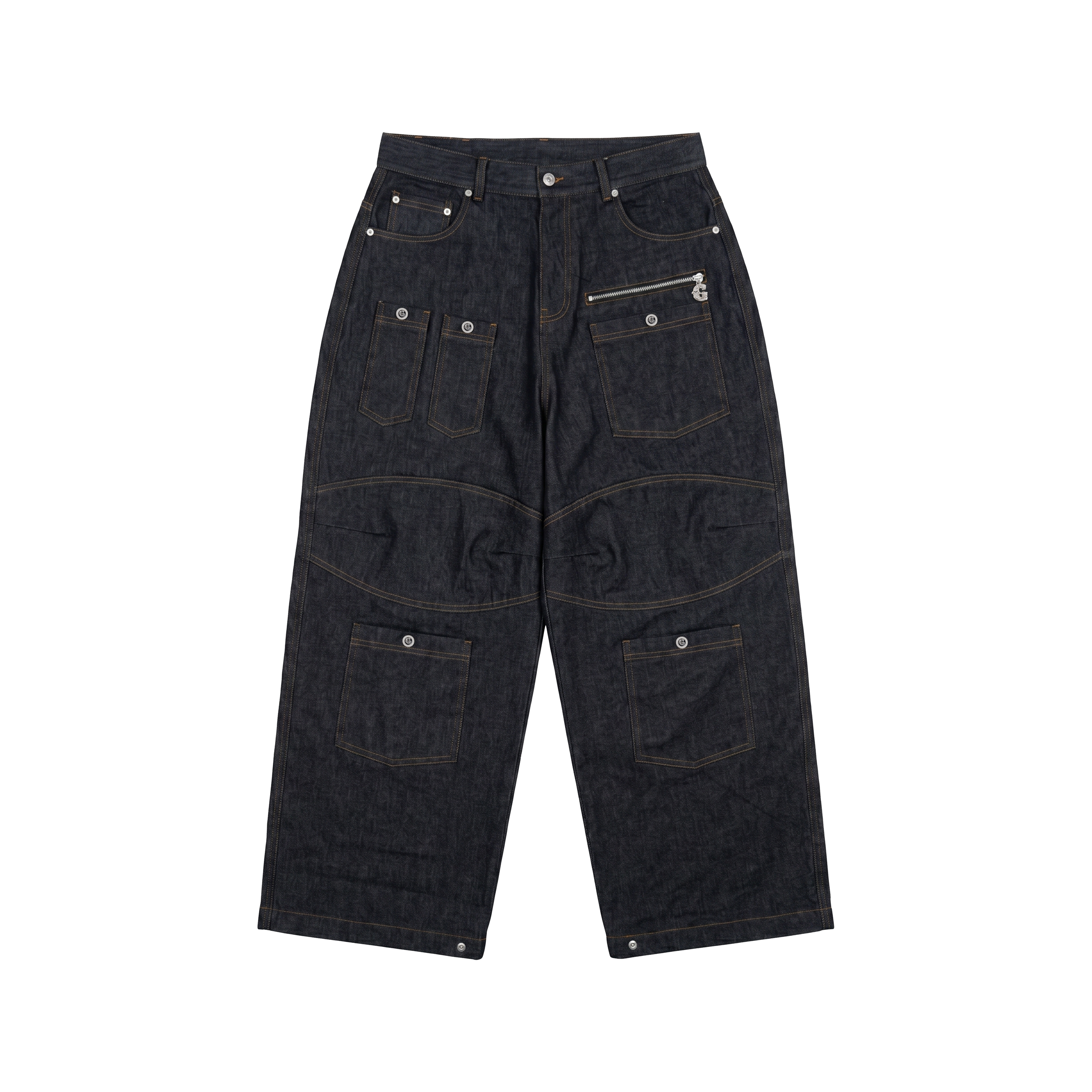 CHRISLV DENIM BAG PANTS