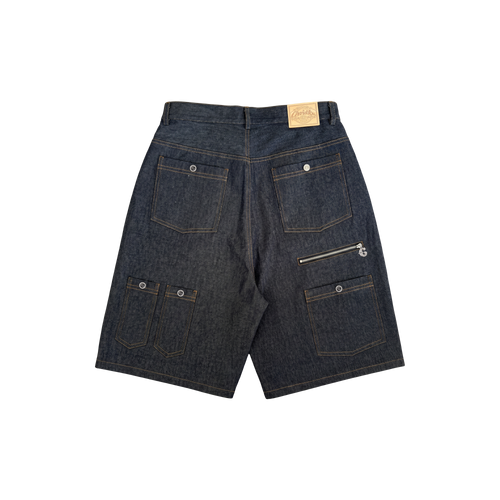 CHRISLV DENIM CARGO SHORTS