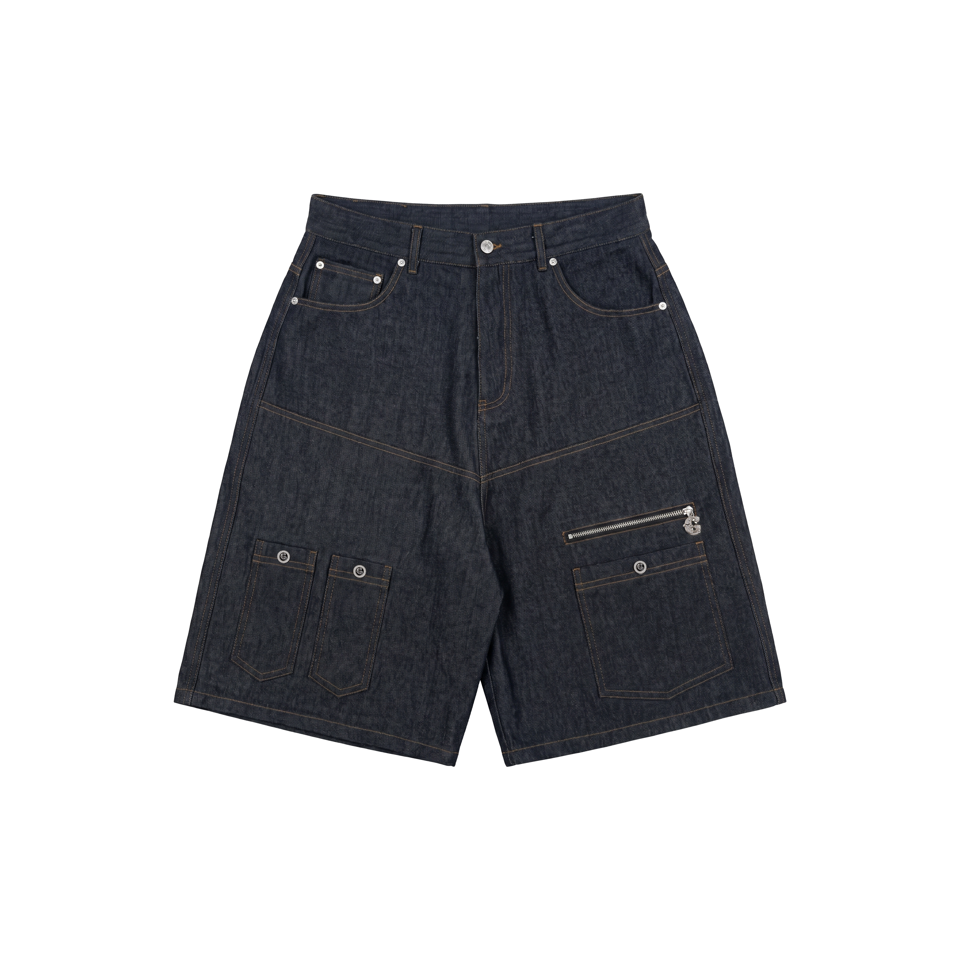 CHRISLV DENIM CARGO SHORTS
